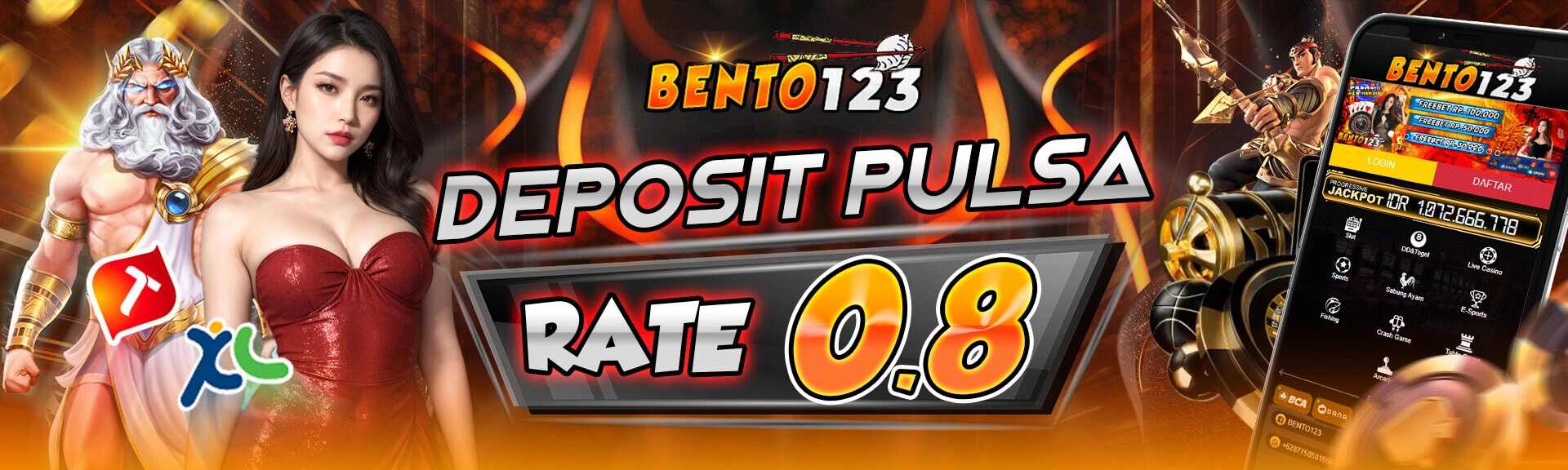 Bento123 Deposit Pulsa